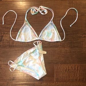 NWT Victoria Secret Bikini Top-L, Bottoms-S
